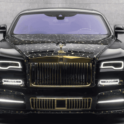 Rolls-Royce Wraith dắt vàng 24K khi qua tay hãng độ Mansory