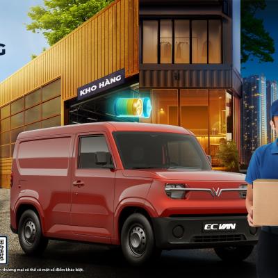 Nhận ngay 10 triệu đồng khi đặt cọc sớm xe điện chở hàng Vinfast EC Van