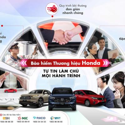 Honda Việt Nam bán xe đã qua sử dụng chính hãng và ra mắt Bảo hiểm thương hiệu Honda