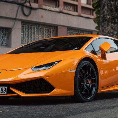 Cận cảnh Lamborghini Huracan LP610-4 mang biển sảnh 43A-567.89
