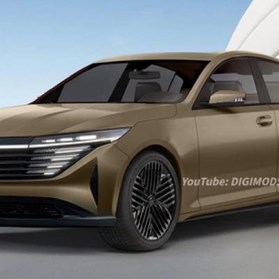 Bắt gặp xe Nissan lạ chạy thử: Khả năng là 'Almera phóng to' hoặc mẫu đối thủ Camry, dễ chạy bằng hybrid, bỏ lưới tản nhiệt đặc trưng