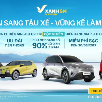 GSM BẮT ĐẦU NHẬN ĐẶT CỌC 4 DÒNG XE VINFAST GREEN TỪ NGÀY 17/03/2025