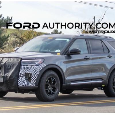 Ford Explorer lộ bản mới cho dân mê địa hình, dễ ra mắt năm nay cạnh tranh Palisade XRT