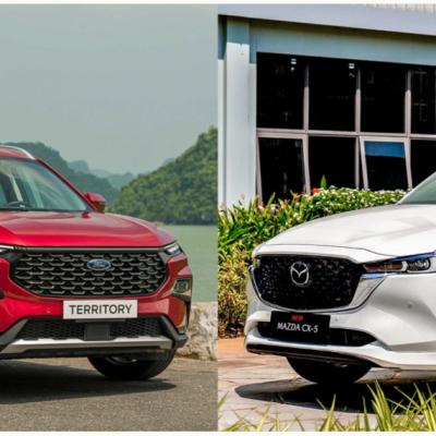 Phân khúc CUV cỡ C - Territory và CX-5 bỏ xa phần còn lại