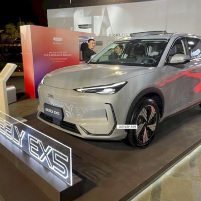 Cận cảnh Geely EX5 vừa ra mắt Việt Nam: SUV điện cỡ C, chạy 430km/ lần sạc đầy