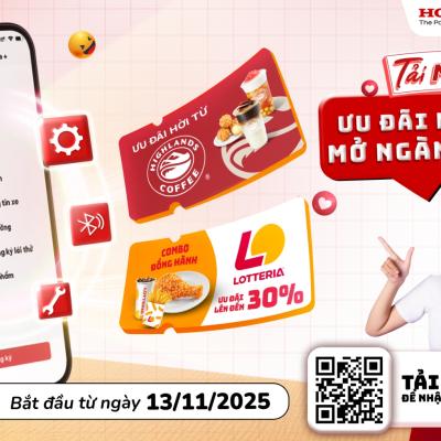 Honda Việt Nam mang đến chương trình ưu đãi hấp dẫn  dành riêng cho khách hàng sử dụng ứng dụng My Honda+