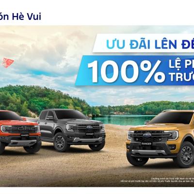 Ford Việt Nam ưu đãi lên đến 100 triệu đồng cho khách hàng mua xe trong tháng 5