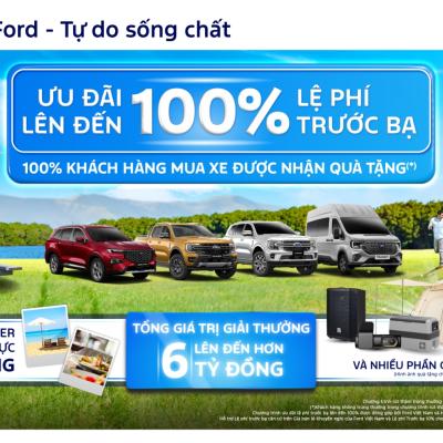 FORD VIỆT NAM TRIỂN KHAI KHUYẾN MÃI LÊN TỚI 6 TỶ ĐỒNG TRONG THÁNG 6/2025