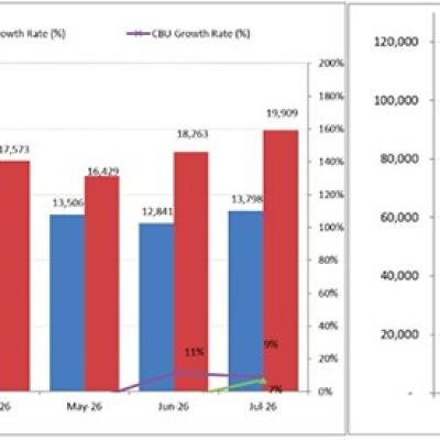 THỊ TRƯỜNG Ô TÔ VIỆT NAM TĂNG 14% SAU 7 THÁNG, XE NHẬP KHẨU VÀ ĐIỆN HÓA BỨT TỐC