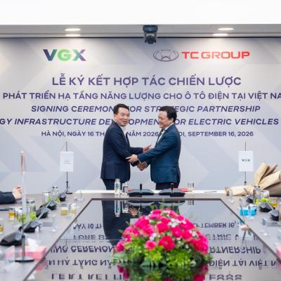 TẬP ĐOÀN THÀNH CÔNG CHÍNH THỨC HỢP TÁC CÙNG VGX VỀ THÚC ĐẨY HẠ TẦNG GIAO THÔNG XANH TẠI VIỆT NAM