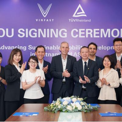 VINFAST HỢP TÁC VỚI TÜV RHEINLAND, NÂNG CAO NĂNG LỰC KIỂM THỬ CHO NGÀNH Ô TÔ VIỆT NAM