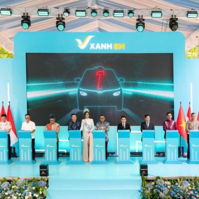 XANH SM KHAI TRƯƠNG DỊCH VỤ TAXI ĐIỆN TẠI INDONESIA