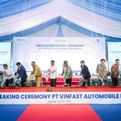 VINFAST CHÍNH THỨC ĐỘNG THỔ NHÀ MÁY LẮP RÁP XE ĐIỆN TẠI INDONESIA